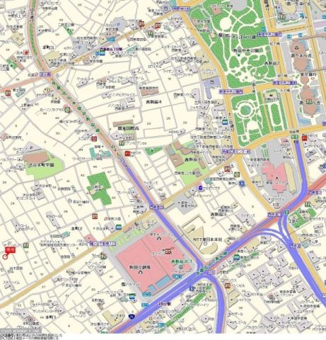 菱和パレス渋谷本町の地図