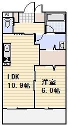 メディカルガーデン谷塚Ａの間取り|間取りです。