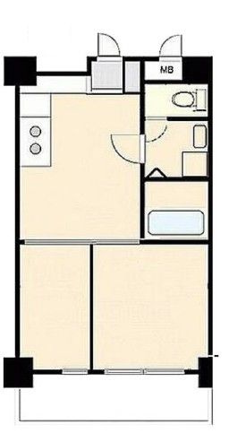 ゆうもあマンションの間取り|間取りです。