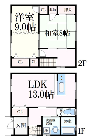 芦屋市三条南町テラスハウス西棟