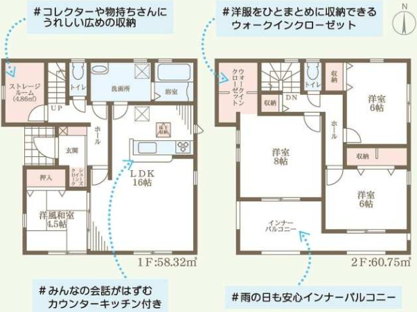 リーブルガーデン熊取町七山2丁目の間取り