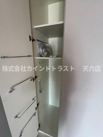 ザ・パークハウス大阪梅田タワーの収納|脱衣スペースもあります