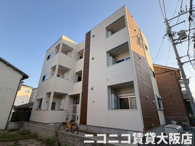 大阪市城東区中浜２丁目のアパートの外観