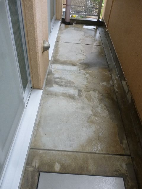 コートピアＣのバルコニー