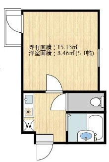 シャンテお花茶屋Ⅱの間取り|間取りです。