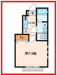 【間取り】 | シルクコートＢ