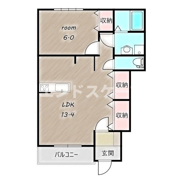 プラケーレの間取り|高崎、前橋のお部屋探しはエンドスケープまで！お客様の理想お聞かせ下さい♪