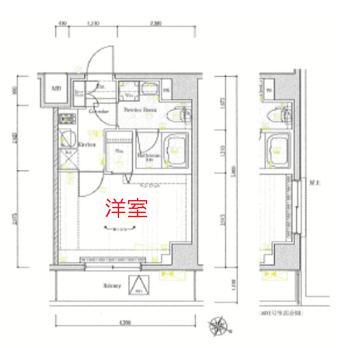 【間取り】 | ガリシア池上