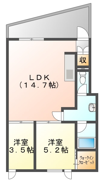 ＥＴＥＮＡ中仙道西の間取り