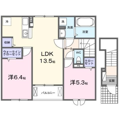 【間取り】 | テラス６２３