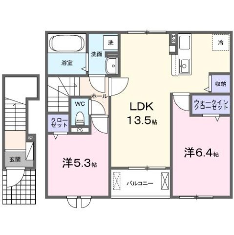 【間取り】 | テラス６２３