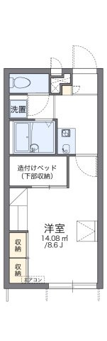 レオパレスおいしの間取り