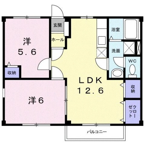 ニューシティサンシャインの間取り
