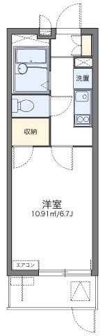 【間取り】 | レオパレスシャルマン　タナカⅡ