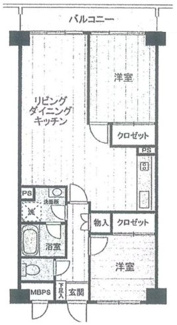 【間取り】 | ライオンズマンション歌舞伎町 | 間取りです。