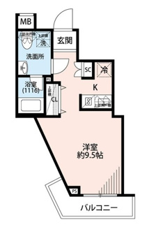 【間取り】 | プレール・ドゥーク方南町 | 間取りです。