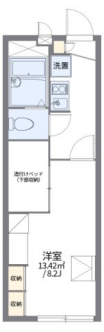 【間取り】 | レオパレスＥＵＲＯ　ＳＴＡＲ