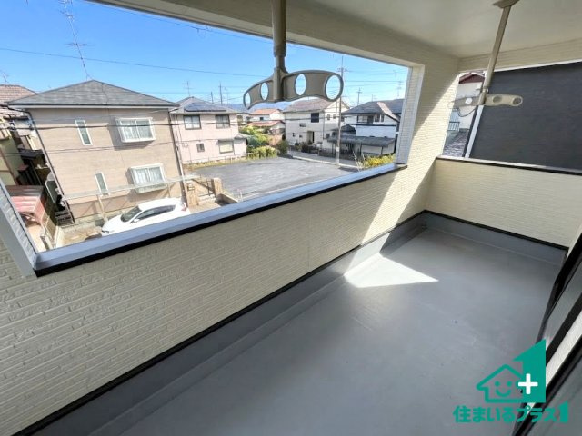 ●31(土)1(日)3(祝)現地説明会！　大和郡山市馬司町　全2邸のバルコニー|急な雨でも安心のインナーバルコニー！