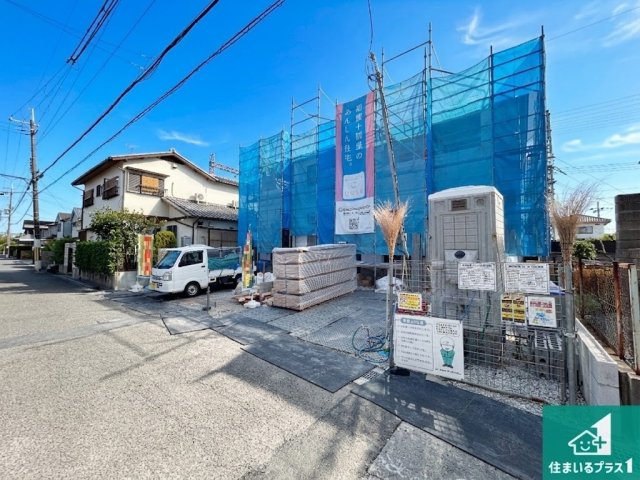 ●12(土)13(日)現地説明会！　大和郡山市馬司町　全2邸の外観|建築中ですが現地を見ると分かる事もございますので、ぜひ一度現地をご覧ください。