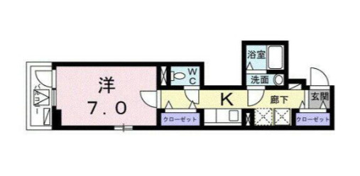 セレーノ押上の間取り