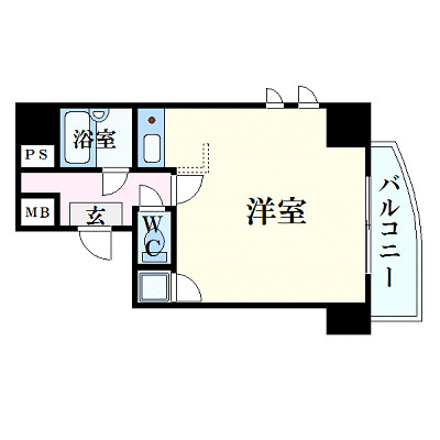 ダイアパレス京町Ⅱの間取り