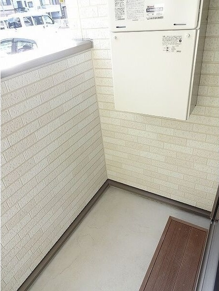 パークサイド12番館のバルコニー