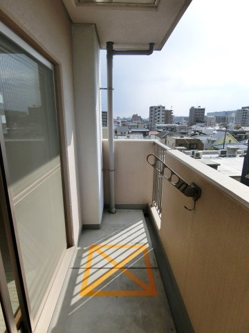 ラフォルテ駅前のバルコニー