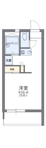 レオパレスラピュタの間取り