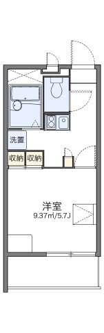 【間取り】 | レオパレスエレガンスＫ
