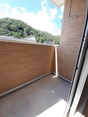 メゾン洪庵　Ａのバルコニー|陽当たり良好なバルコニーです