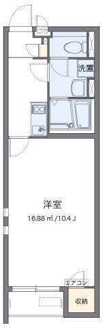 【間取り】 | クレイノドミクレール | 代表的な間取のため実際の間取とは異なる場合があります