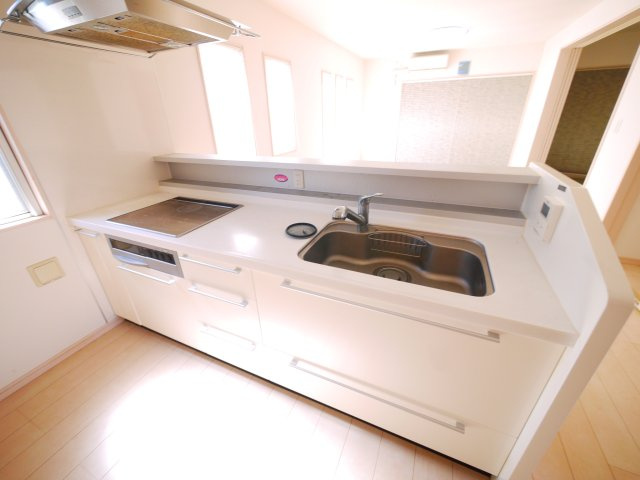 山武市美杉野　  平屋中古戸建 のキッチン|平成21年3月築３LDK平屋敷地約99坪 車3台可 オール電化 温泉施設さんぶの森元気館徒歩約4分