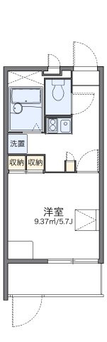 【間取り】 | レオパレスエレガンスＫ