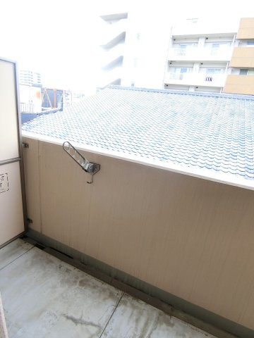 ラフォルテ駅前のバルコニー