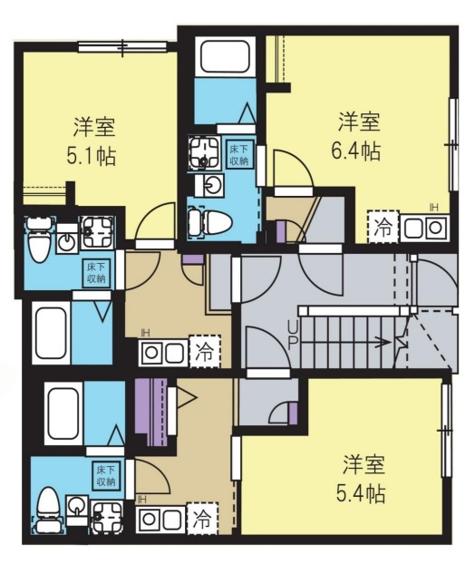 プレナ蒲田の区画図