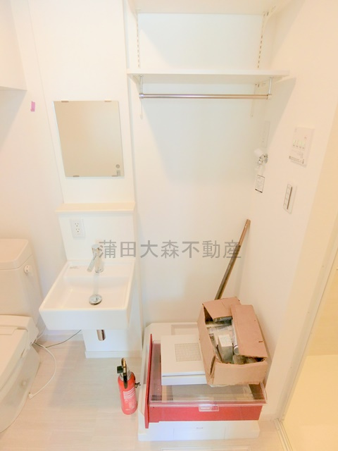 プレナ蒲田の洗面所|洗面脱衣所　独立洗面台　洗濯機置き場