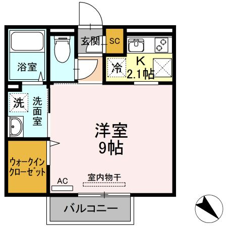 【間取り】 | Grand-room朝日ヶ丘