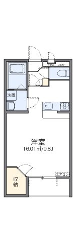 レオパレスファミーユⅡの間取り|代表的な間取のため実際の間取とは異なる場合があります