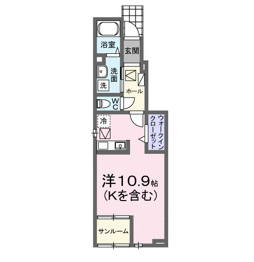 【間取り】 | マーベラスＫ３　Ｂ