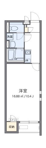【間取り】 | クレイノステラ　庭瀬 | 代表的な間取のため実際の間取とは異なる場合があります