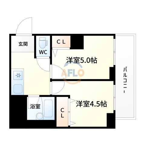 木川東エクセルハイツの間取り|木川東エクセルハイツ　間取り