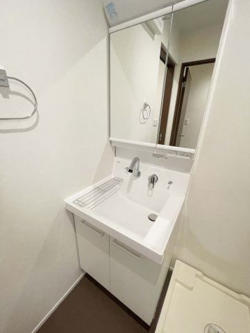 エリタージュ品川の洗面所|忙しい朝には欠かせない洗面所です