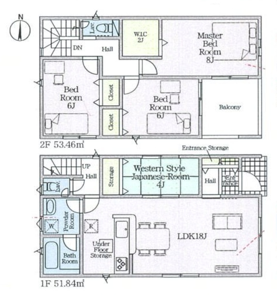 大和郡山市馬司町　第4期　新築一戸建ての間取り|2号地