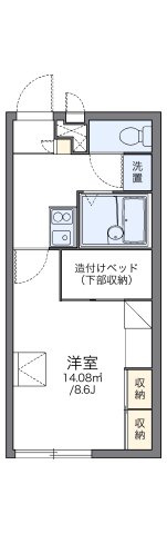 【間取り】 | レオパレスＴＵＳＩＭＡ