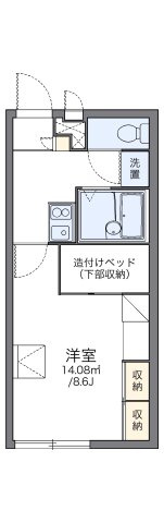 【間取り】 | レオパレスＴＵＳＩＭＡ