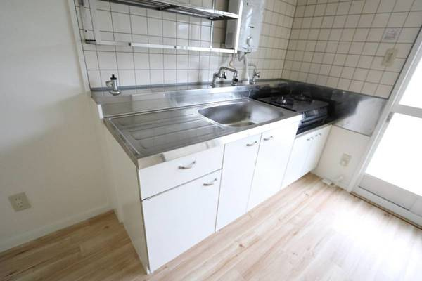 ビレッジハウス建部吉田1号棟のキッチン|ビレッジハウスの同一物件・同一タイプの間取りの写真です