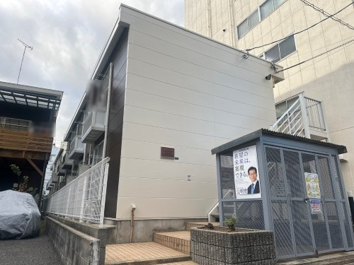 レオパレスシティパルⅡの外観|外観は落ち着いています