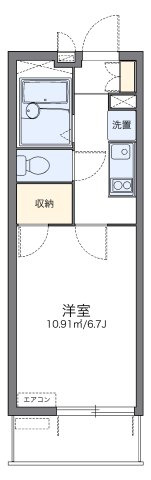 【間取り】 | レオパレスシャルマン　タナカⅡ