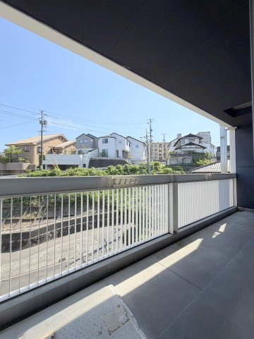 広島市西区高須３丁目の賃貸マンションのバルコニー