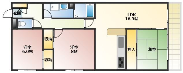 広島市西区高須３丁目の賃貸マンション